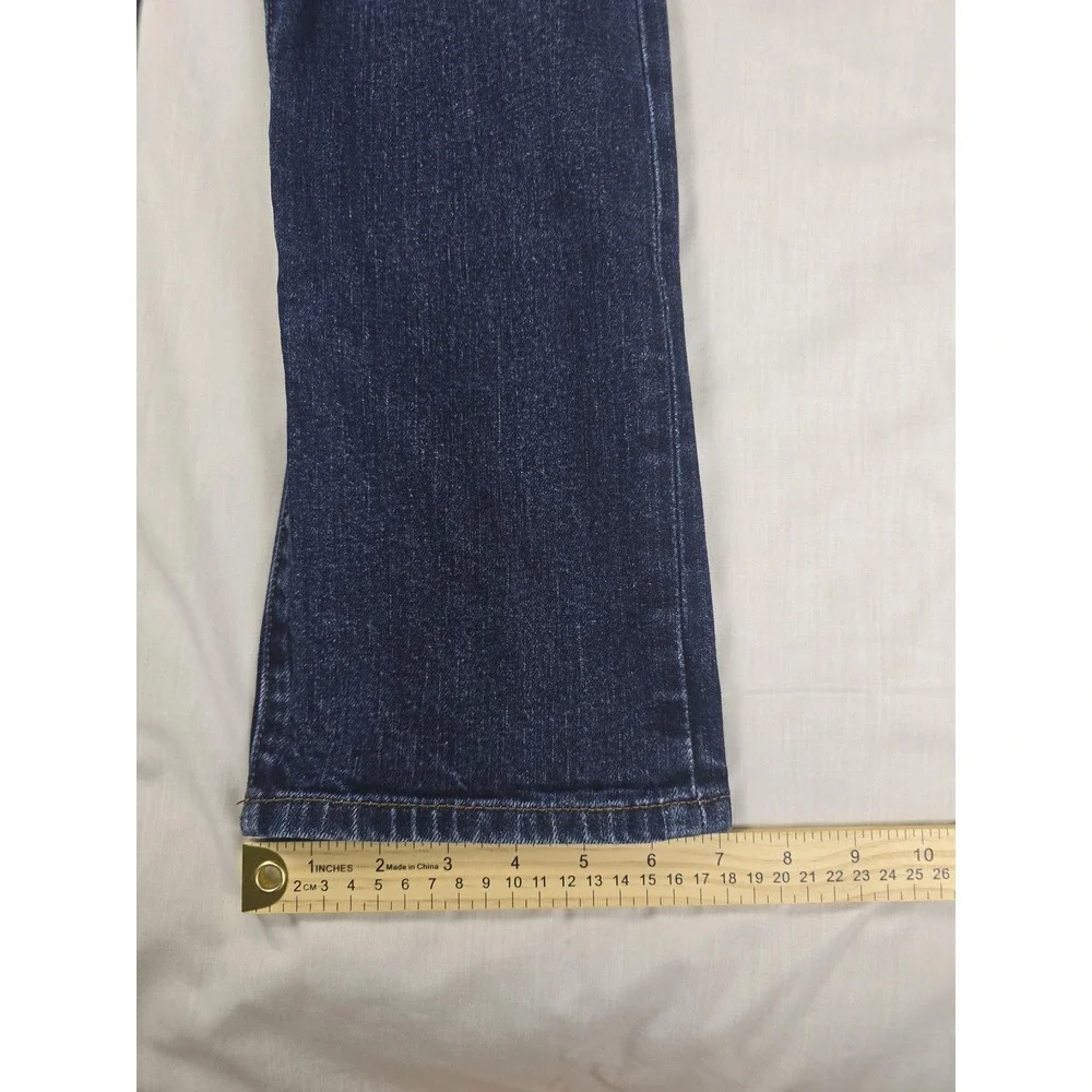 Lauren‎ Ralph Lauren Jeans Womens 2 Blue High Rise Classic Straight Dark Denim